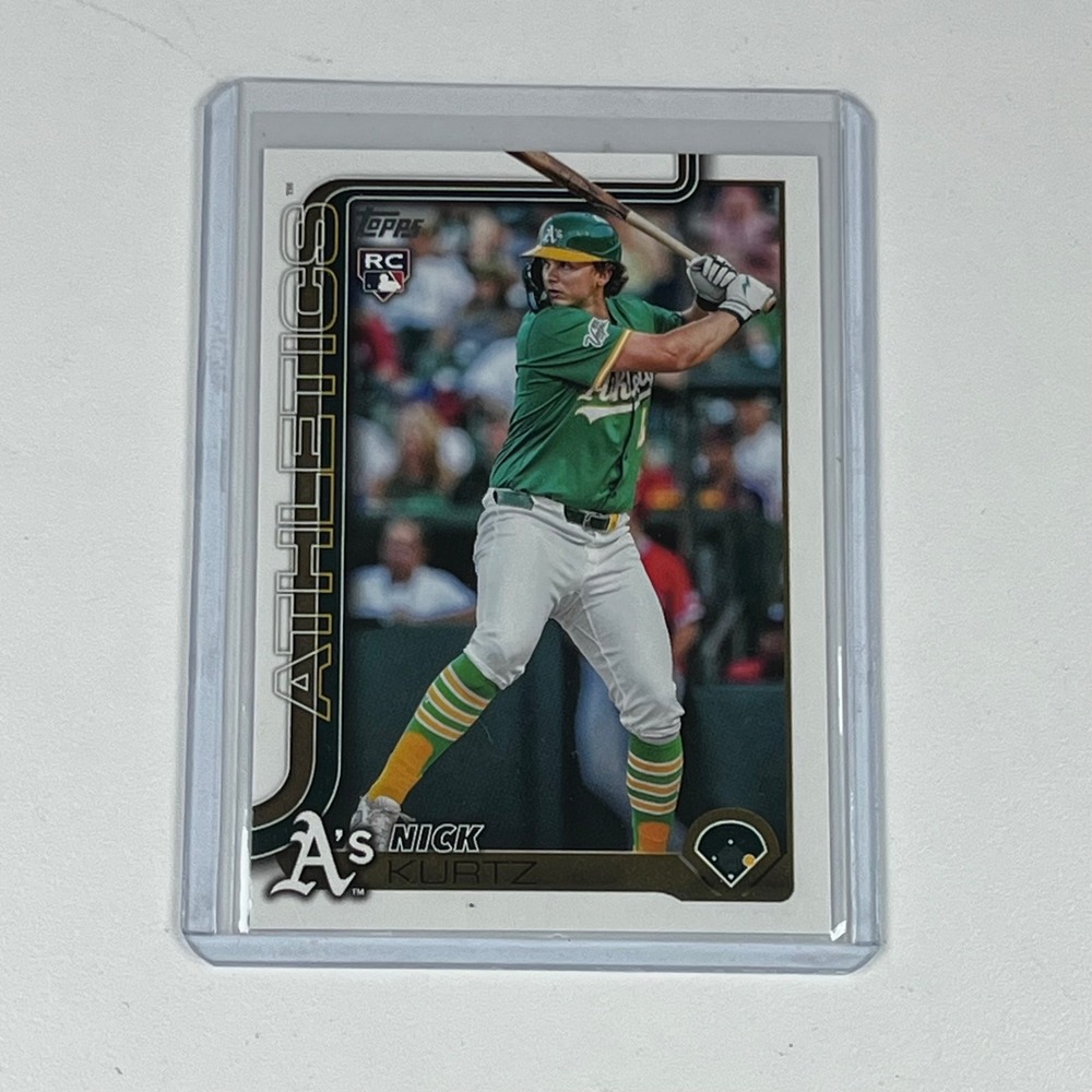 Nick Kurtz‎ 2025 Topps Update Series RC US201 Oakland Athletics Rookie Card